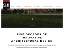 Tablet Screenshot of clharchitects.com